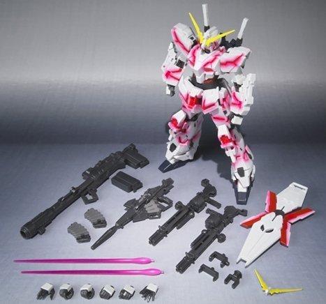 Mobile Suit Gundam UC ROBOT Spirits SIDE MS Unicorn Gundam (Psycoframe Light-Up Version GLOWING STAGE Set)