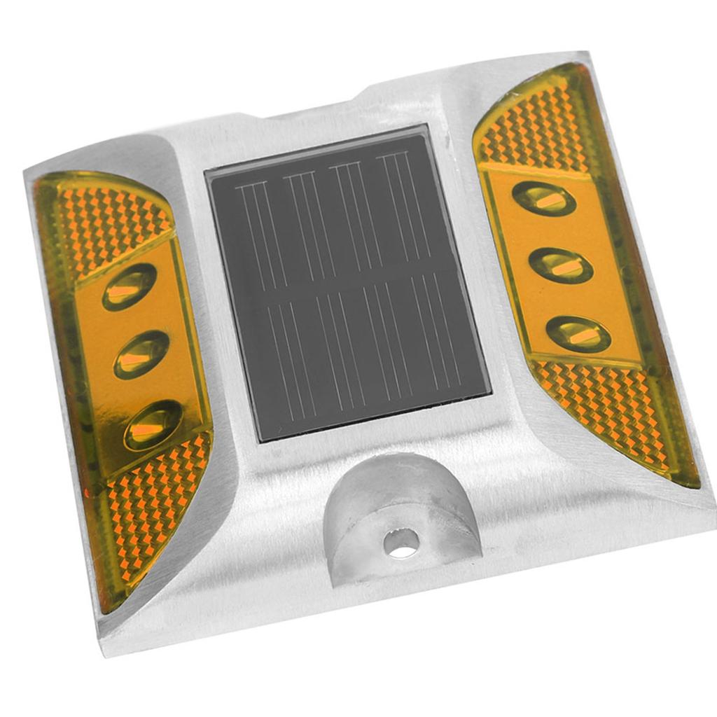 LED Solar Power Ground Marker Lights Waterproof Outdoor Driveway Road Highway Spike Lamp