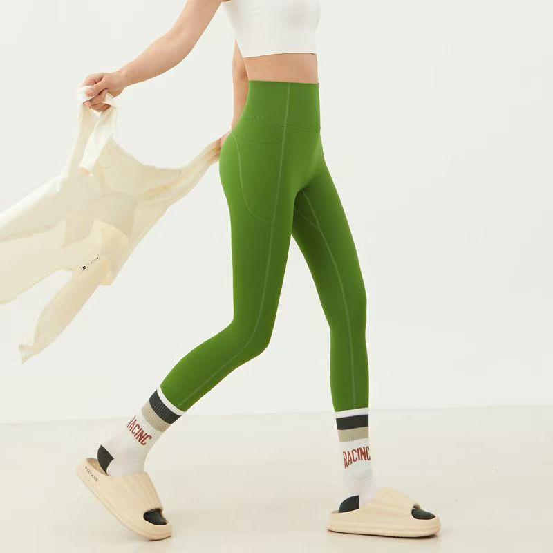 

Women s High Waist Butt Lifting Yoga Pants with Tummy Control and Pocket Small