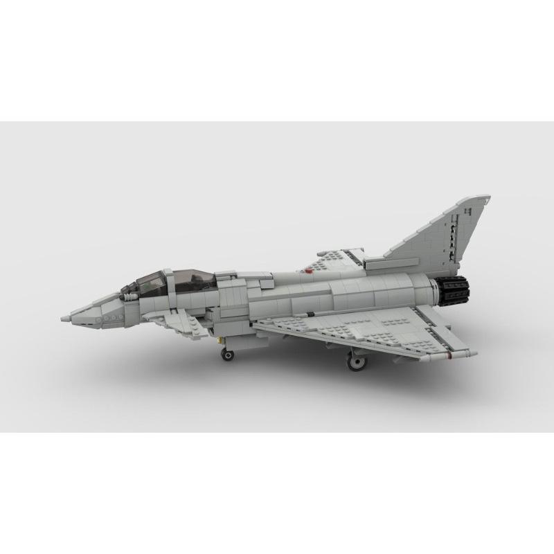 Platinum Brick BOBlock Europe  Typhoon  Fighter Jet 1:34 Scale Model (MOC-41988-2)