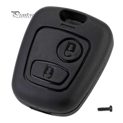 Car Life 2-Tasten-Autoschlüsselanhänger-Hülle für C1 C2 C3 C4 307 107 207 407