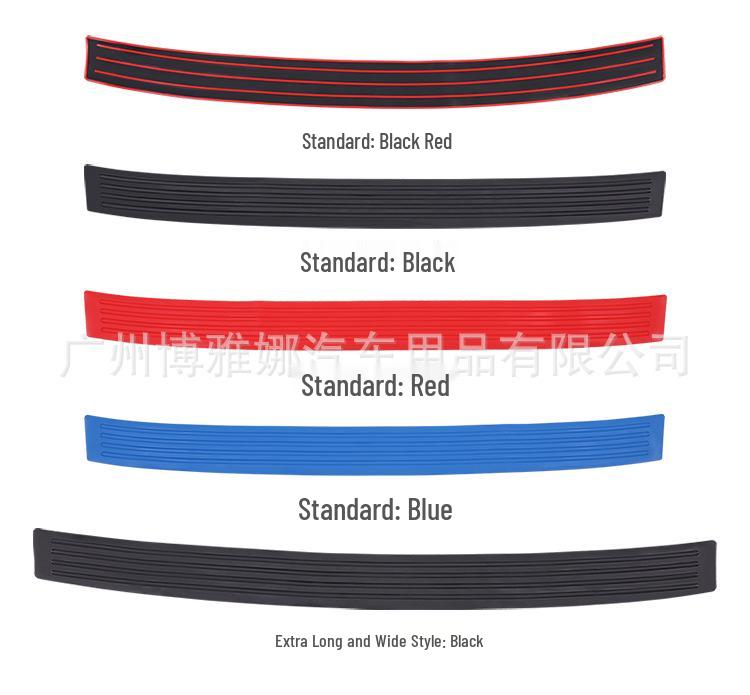 Universal Car Trunk Protector: Anti-Scratch & Collision-Resistant Edge Trim for Tailgate and Door Sill