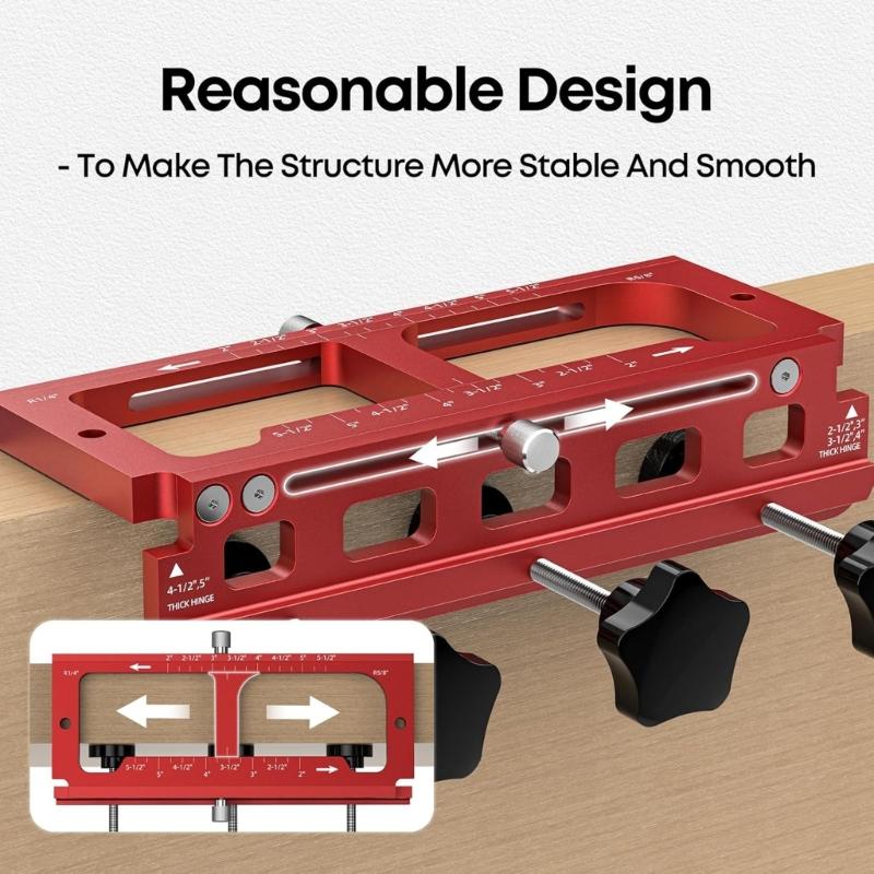 Door Hinge Jigs Door Hinge Mortiser Hinge Installation Kit Door Hinge Jigs Kit for Door Hinge Router Template