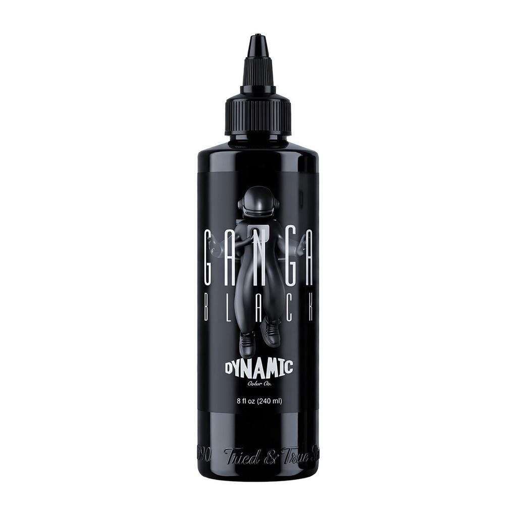 Set de Tintas Dinámicas para Tatuajes: Pigmentos Triple y Totem Negro, Negro Congo y Blanco