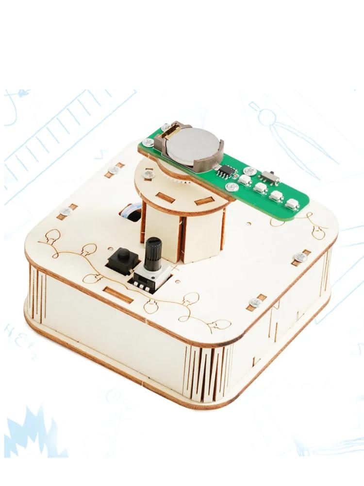 Kit STEM Modello Luci Colorate Rotanti Fai da Te Strumento per Esperimenti Giocattolo Scientifico Divertimento Educativo Scolastico Progetto di Fisica Materiale Scolastico
