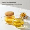 Coperchio Tazza in Bambù Fatto a Mano Ecologico Materiale Legnoso Riutilizzabile Durevole/Leggero Adatto per Tazze/Tazze da Tè