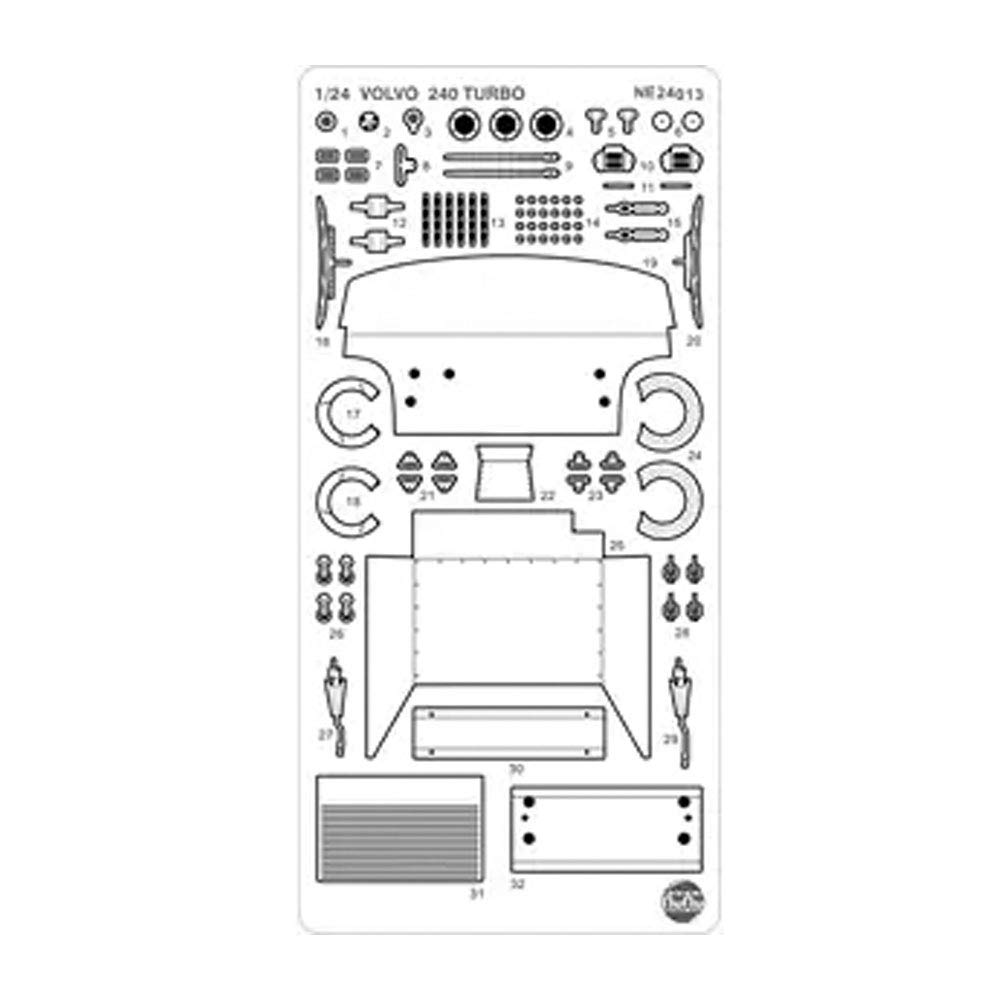 

Aoshima Bunka Kyozai Skynet BEEMAX Parts 16 Volvo 240 Turbo 1986 Macau Guia Race Winner Specification Parts Plastic Model Parts Co., Ltd. 1/24