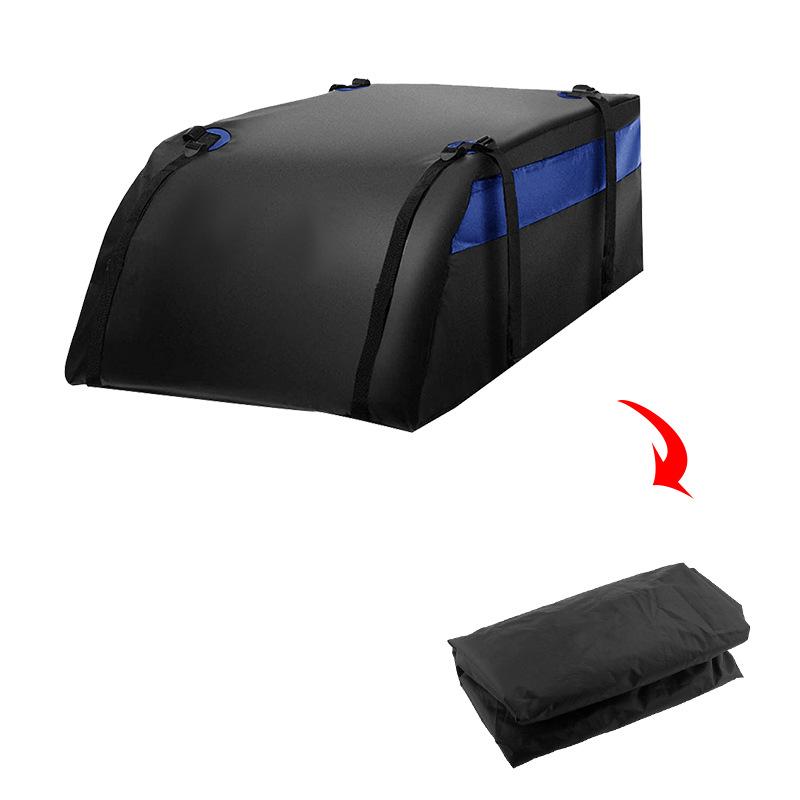 600D/420D 52x38x18 Zoll Universelle Dachbox-Gepäcktasche Große Wasserdichte Aufbewahrungstasche Dachgepäckträger für Reisen SUV