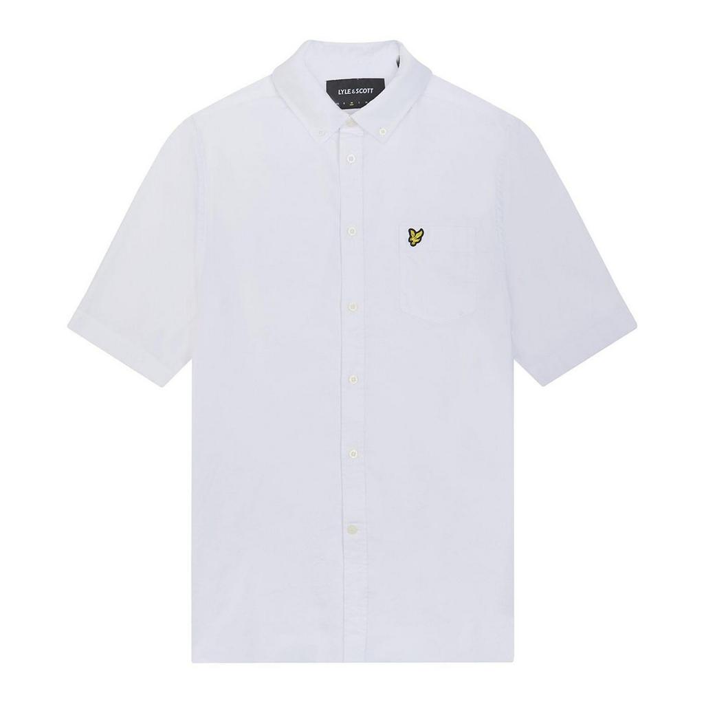 Lyle & Scott Mens Oxford Short-Sleeved Shirt