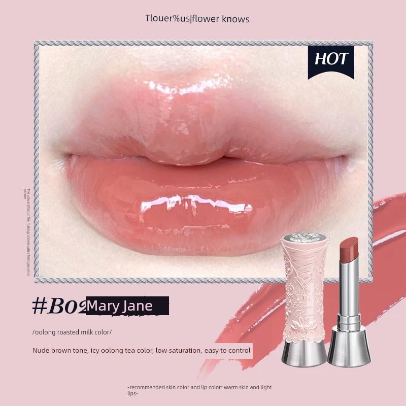 Great Price~ Flower Knows Bonnie Garden Series Shell Pearl Lip Gloss Water Glossy Lip Glaze Cloud Lip Cream Soft Mist
