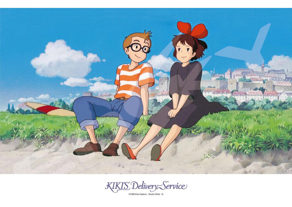 ENSKY 108-Piece Jigsaw Puzzle Kiki's Delivery Service Seaside Chat (18.2 x 25.7 cm)