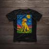 Labrador Van Gogh Starry Night Labrador Retriever Artistic Dog Portrait Gift for Lab Lovers Unisex Classic T-Shirt