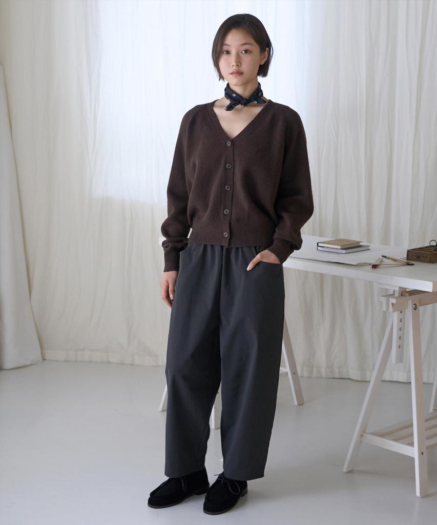 Julliapepe Hidden Soft Almond Fit Pants (Charcoal)