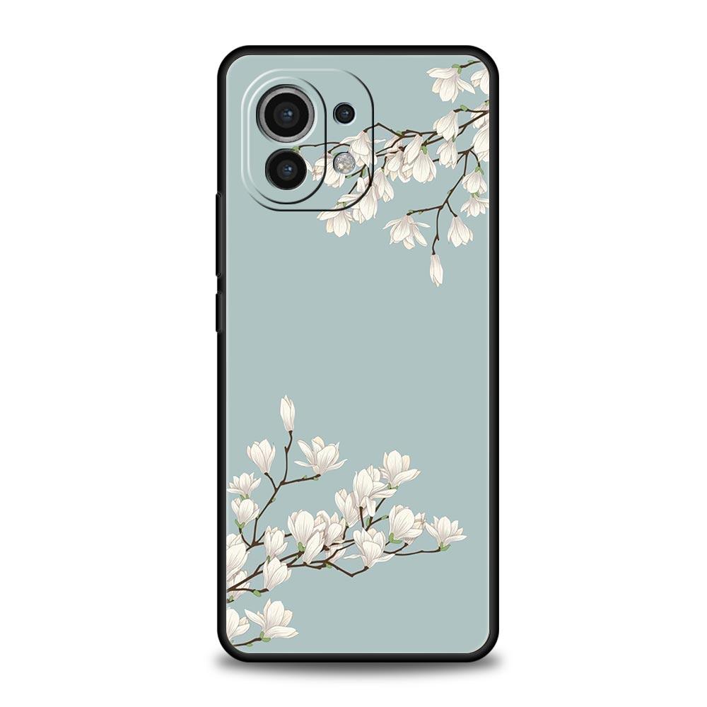 Cherry Blossom Tree Phone Case For Xiaomi 14 13T 12T Pro 12 13 11 Ultra Mi Note 10 Lite 10T 5G 11X Pro 11T 11i 9T Silicone Cover