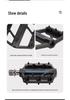 GUB GC-072 Carbon Fiber Pedals: Mountain/Road Bike Anti-Slip Titanium Alloy with Triple Bearings.
