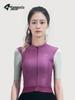 Lampada Women's Short Sleeve Summer Cycling Jersey - Breathable, Sun-Protected, High-Elasticity for Road & Mountain Biking