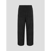 Binpolmen Wide Synthetic Fiber Elastic Waist Pants Black