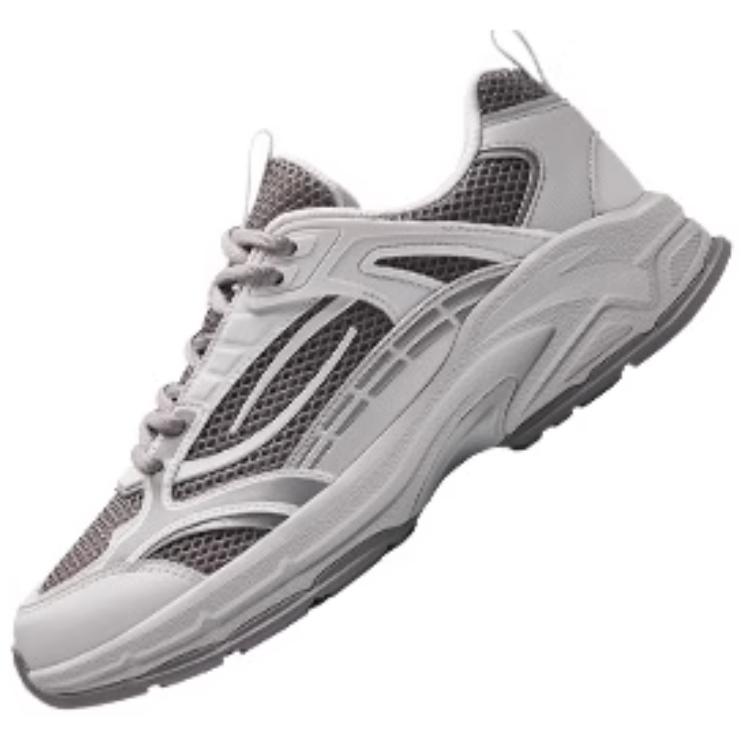 Anta Men's Retro Chunky Dad Shoes White Silver Grey 912428813-3