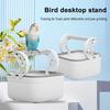 Parrot Stand Bird Toilet Perch Metal Perch Pole Portable Parrot Potty Perch Bird Accessory for Potty