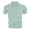 Men’s Summer Short Sleeve Polo Shirt Classic Lapel Design Quick Dry Breathable Lightweight Casual T Shirt for Daily Wear