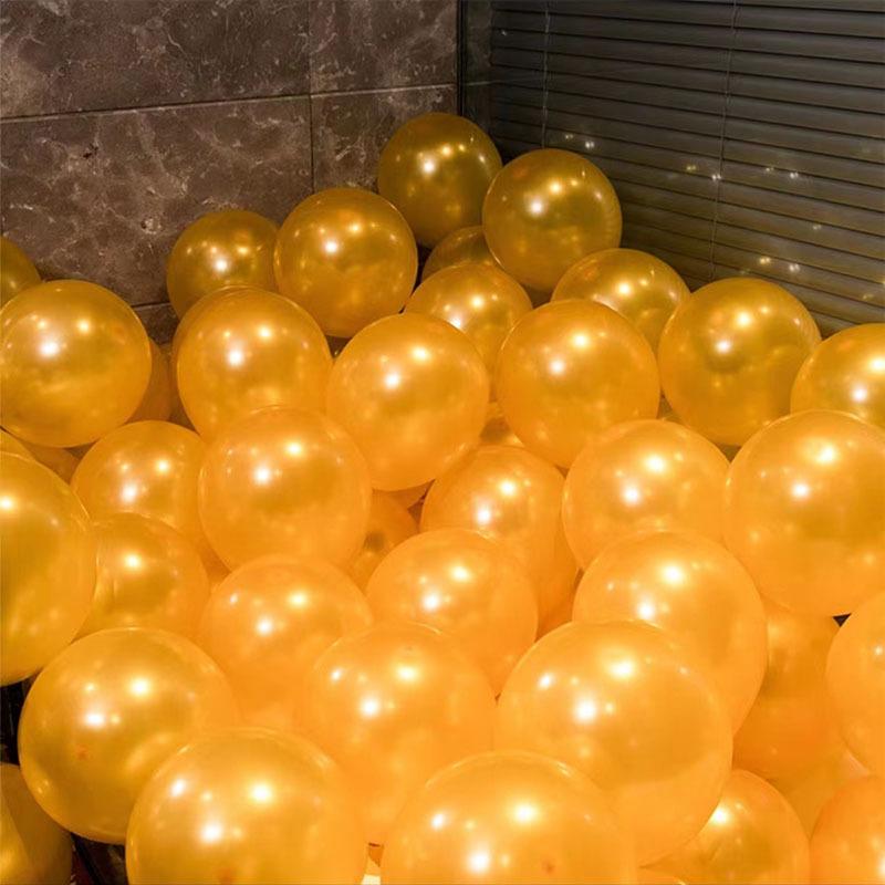 100Pcs/Pack 10 Inch Latex Balloon Pure Color/mixed Color Pearl Balloons Wedding Party Decoration Baby Shower Ballon Child Toy