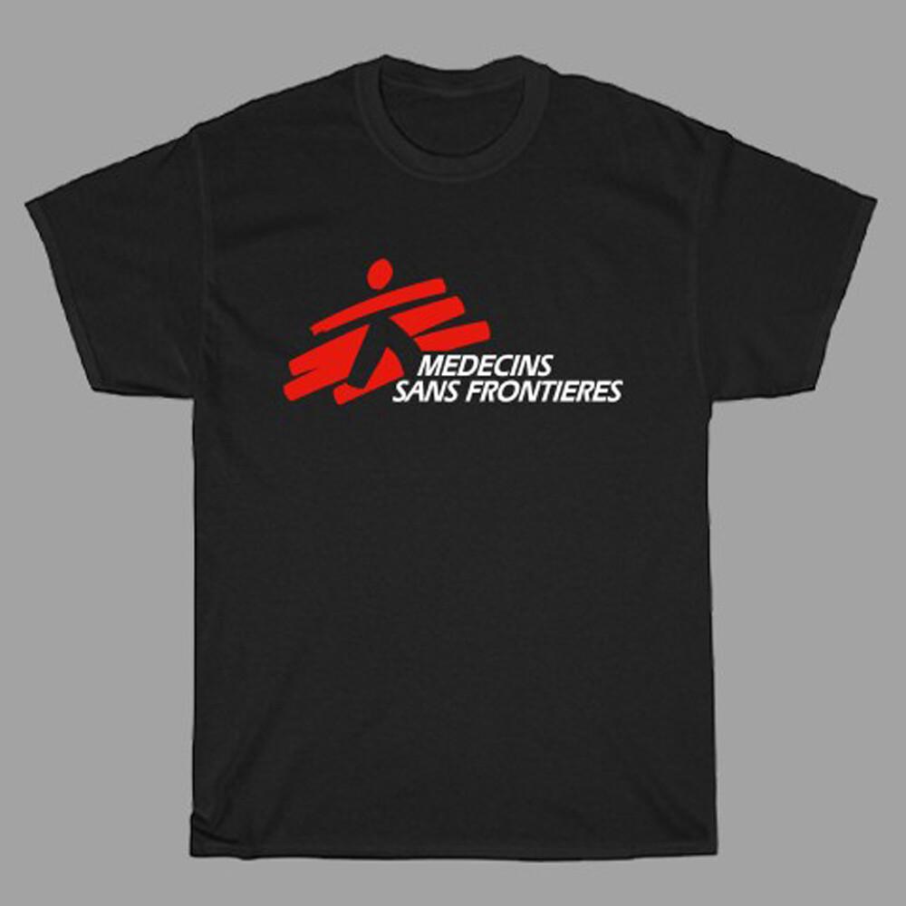 

MSF Medecins Sans Frontieres Men#039;s Black Size S to 3XL Unisex T-Shirt XXL