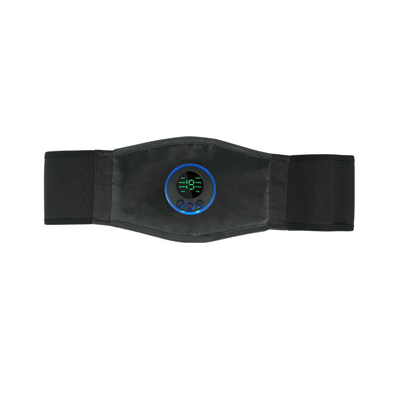 

Интеллектуальный вибрационный массажный пояс для похудения живота Charging model чёрный