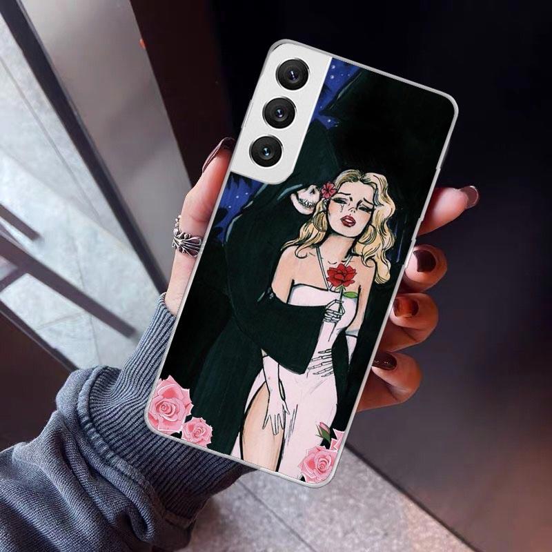 Lover Demon Skull Death Phone Case For Samsung Galaxy S26 S25 Edge S24 S23 Ultra S22 Plus S21 S20 FE Soft TPU Back Cover Funda G