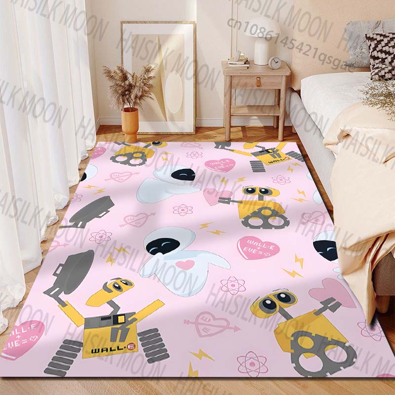 Multiple Sizes Disney Princess Pets Print Carpet for Living Room Bedroom Kid's Room Home Decor Area Rug Sofa Cloakroom Play Mat