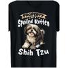 Rozmiary Europejskie LokalnyMęska Koszulka dla Miłośnika Psów Shih Tzu - Grafika _Własność Rozpieszczonego Shih Tzu_