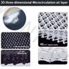 FOR ZONTES 703T 2025-2026 Motorcycle 3D Airflow Honeycomb Mesh Seat Cover 703-T Nylon Mesh Heat Insulation Non-slip Seat Cover