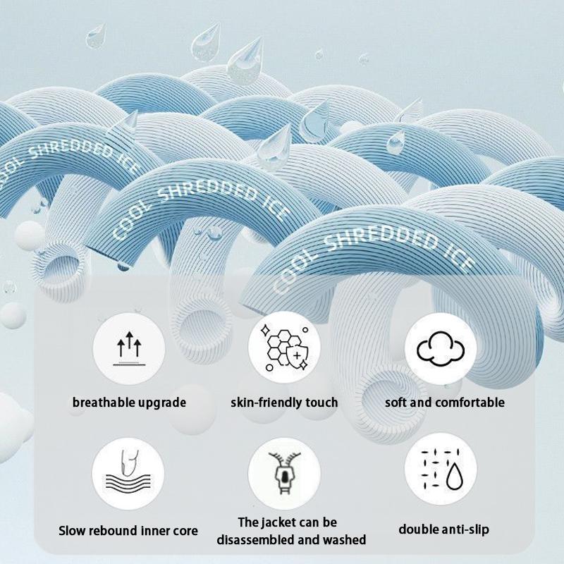 Thick Seat Cushion Ultra Soft Memory Foam Office Chair Pad Breathable Rebound Waist Cushion