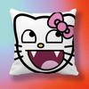 New Funny TrollFace  Pillow cover gift High definition digital printingSurprise vivid pattern Household