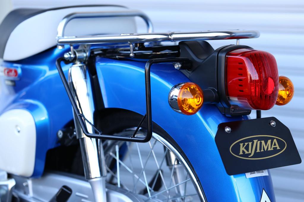 Kijima Bike Parts Side Bag Support Steel Super Cub Left and Right Set Black Cub/Cross ('18-) 210-491