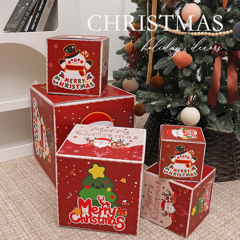 Gift Packaging Christmas Box With Cartoon Design For Daily Holiday Giving