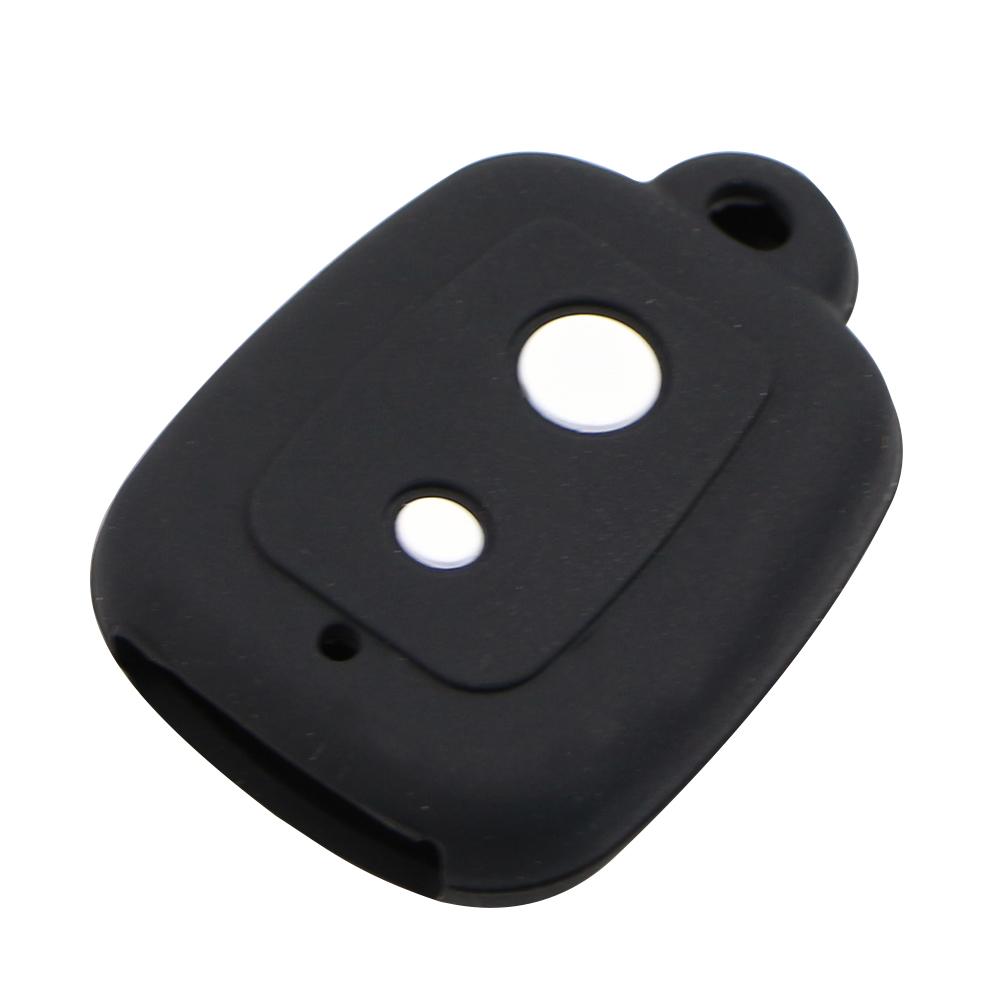 Силиконовый чехол для ключей автомобиля для Toyota Grand New Avanza Daihatsu Xenia для PERODUA Alza Myvi Axia Perodua с 2 кнопками пульта дистанционного управления чёрный