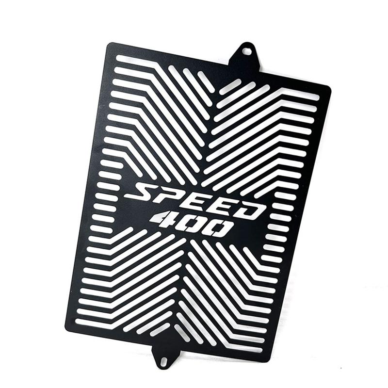 Ac29-Motorcycle Radiator Grille Guard Protector Grill Cover Protection For Speed 400 2024- Speed400 чёрный