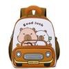 Capybara Pattern Kids School Bag With Cartoon Backpack Breathable Gifts Bag