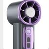 Portable Handheld Fan USB Rechargeable Mini Fan Portable Lipstick-Sized Personal Cooling Device with Multi-Level Wind Speeds and Safety Net Design for