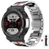 Steel Strap for Huami Amazfit T-rex 3/2 Trex Pro Metal Watch Band for Amazfit T-Rex Ultra T-Rex PRO3 48MM Butterfly Clasp Smartwatch Accessories
