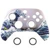 eXtremeRate Replacement Face Shell with ASR Version Custom Front Cover Faceplate for Xbox Core and Xbox Series X S Great Ring, & [The Wave]