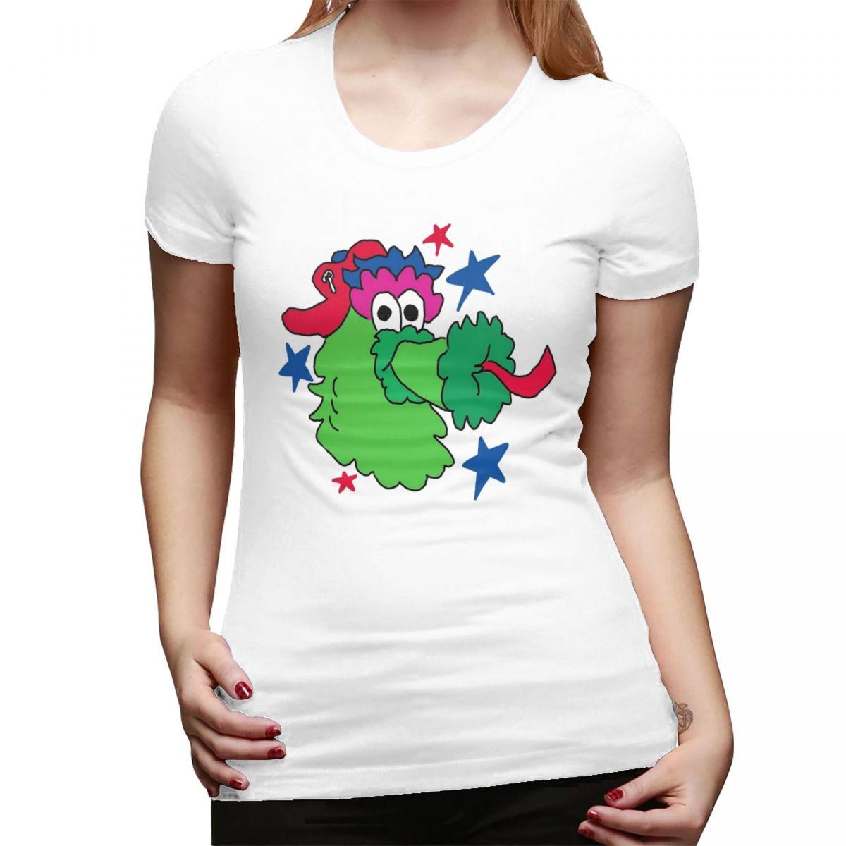 

Phanatic TShirt for Women Round Neck Streetwear T Shirts Womens Short Sleeve Summer Clothes Tops S