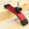 Woodworking Table Aluminum Alloy Quick Acting Hold Down Clamps, for T Slider Handle Workbench T-shaped Slide Slot Auxiliary Tool