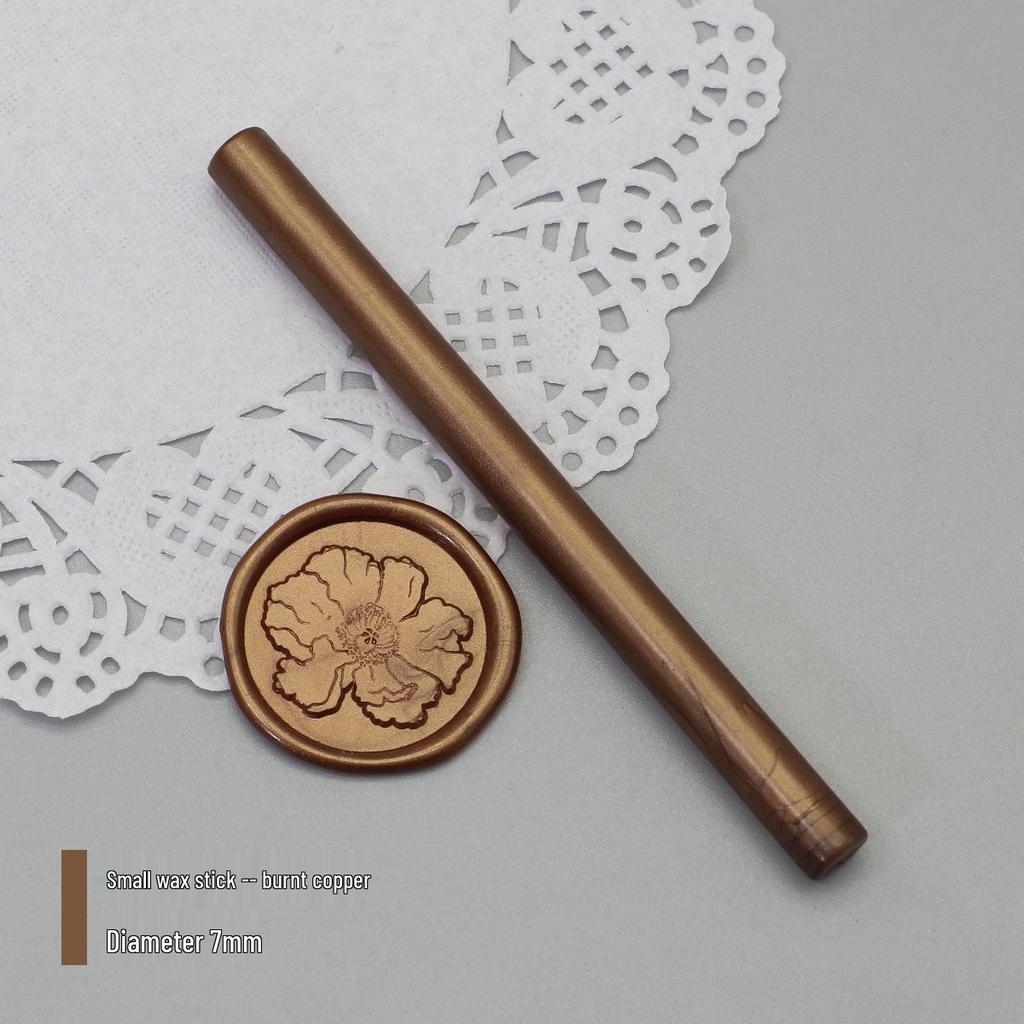 Bețișoare de Ceară de Sigiliu Mat Perlat, 125 Culori, 10x0.7cm, Compatibile cu Pistoale de Ceară, Culori Mixabile