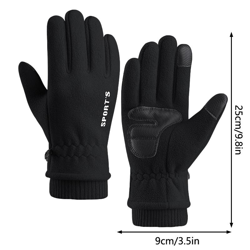Winter Thermal Gloves Men And Women Waterproof Gloves With Touchscreen Fingers Gloves Cold Weather Running Hiking Camping