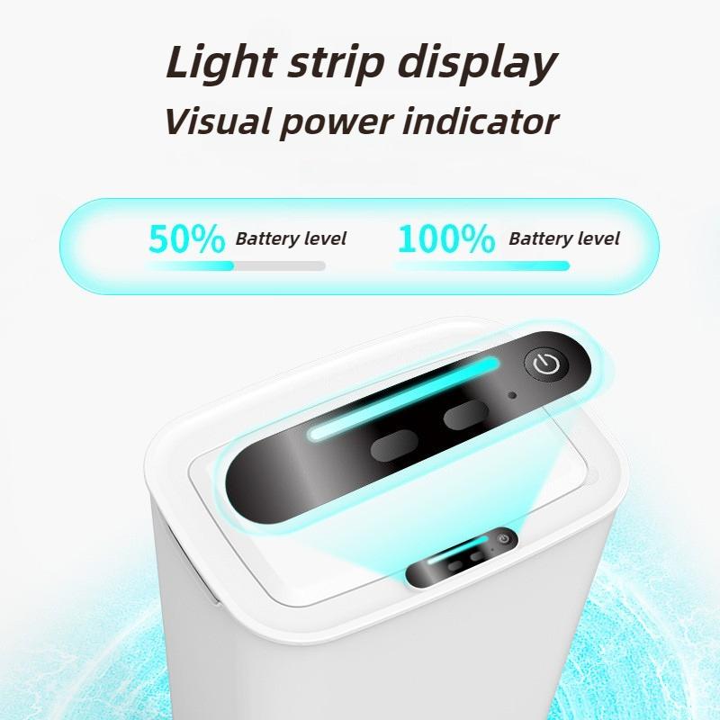 Smart Induction Trash Can Bathroom Automatic Waste Bins Intelligent Living Room Garbage Cans Modern Kitchen Litter Bin with Lid