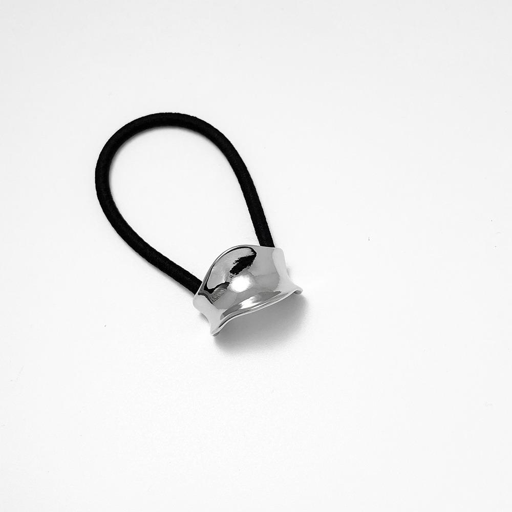 Elastic Metal Hair Tie Smooth Hair Loop New Hair Rope  Women