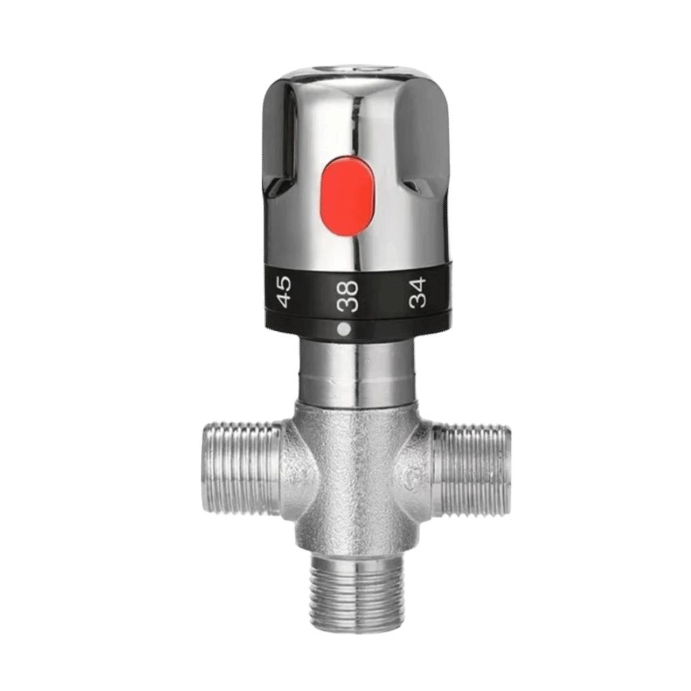 Thermostatic Thermostatic Valve Brass Water Valve Durable Mixing Valve  Bathroom