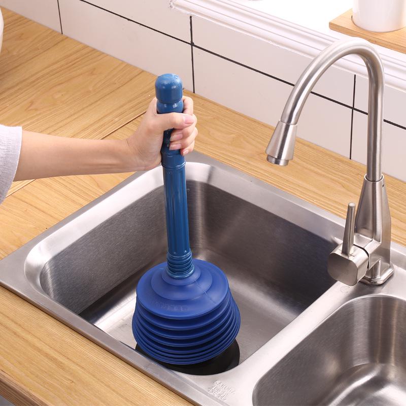 Jiexingsheng Toilet Plunger & Brush Set for Clogged Toilets