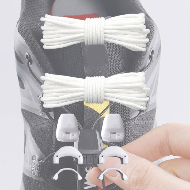 3Pairs Elastic Shoe Laces With Cord Lock Fasteners Anti Slip Stretchy Shoelaces Sneakers Lace For Men Women Teen Kid